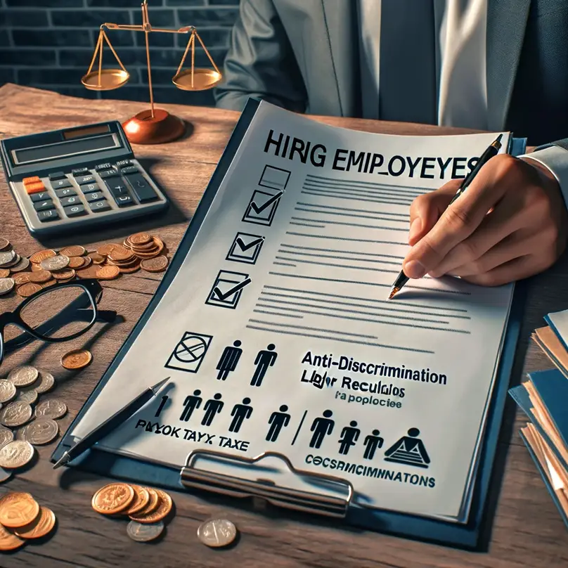 Key aspects of legal responsibilities associated with hiring employees
