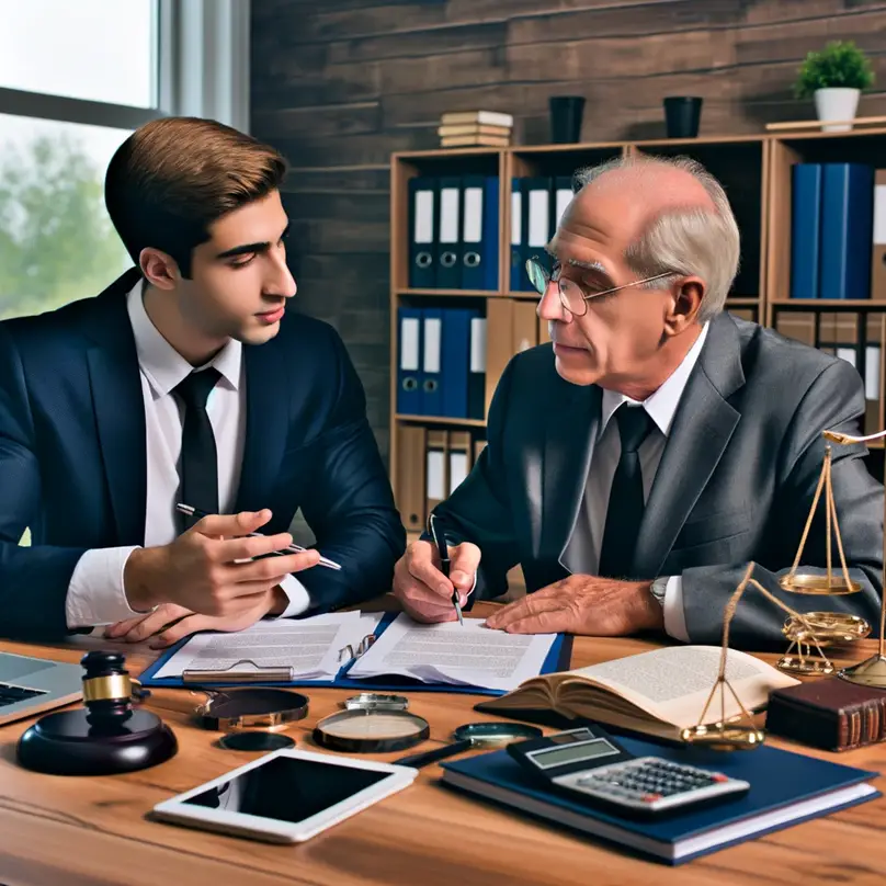 Business owner engaging with a legal professional for legal guidance